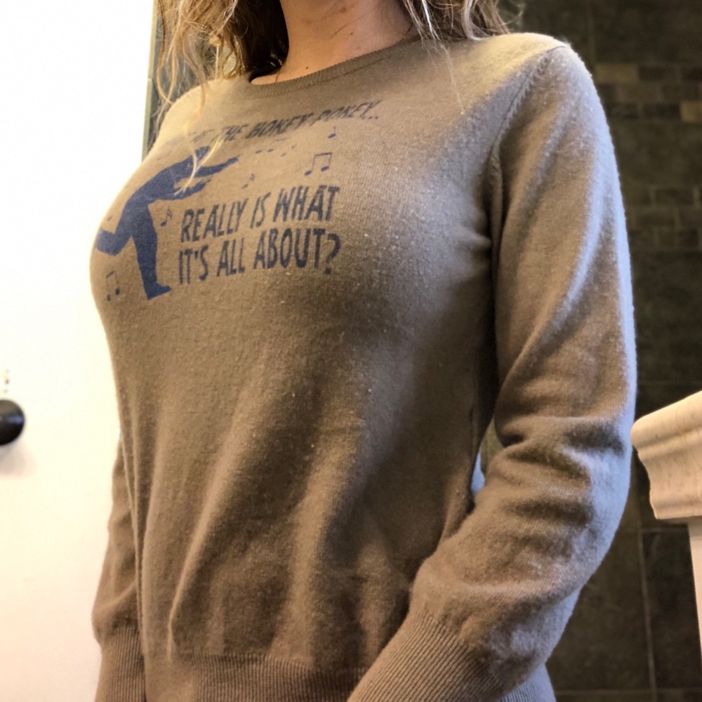 Cashmere Knitwit sweater. As seen on Paris Hilton